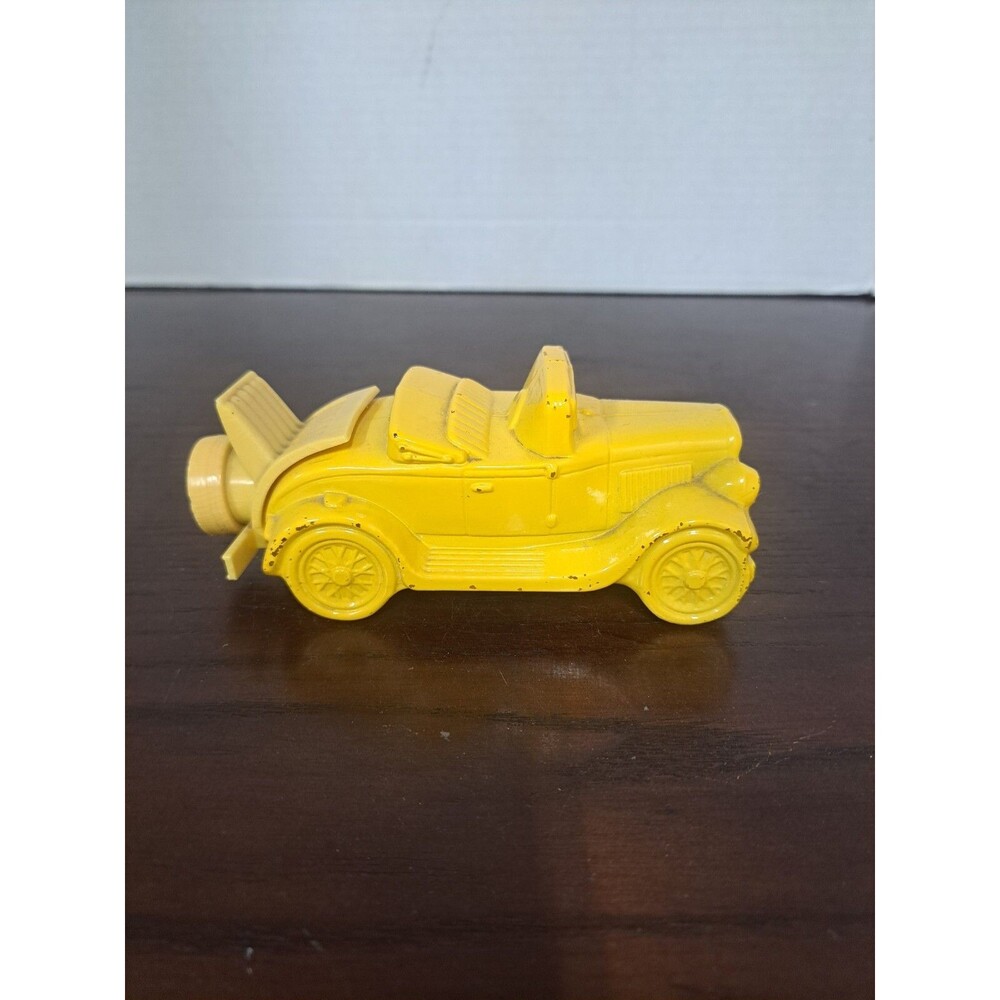 Vintage Yellow Model A Wild Country Avon Bottle - Empty